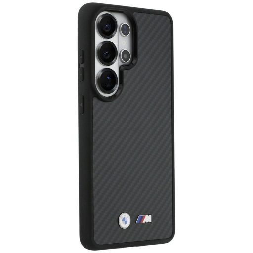 BMW tok SAMSUNG S26 Ultra BMHMS26L24CFMMK (Magnetic Kevlar W/ Logo) Fekete