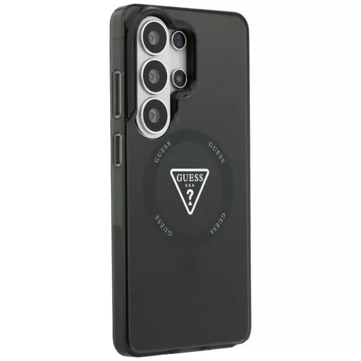 GUESS tok SAMSUNG S26 Ultra GUHCS26L5HC4MLSK (Magnetic IML Gradient Triangle) Fekete