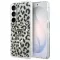 GUESS tok SAMSUNG S26 GUHMS26SHLEGTGLK (Magnetic IML Leopard Print Triangle) Fekete