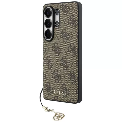 GUESS tok SAMSUNG S26 Ultra GUHMS26LGF4GBR (PU 4G Classic Logo with Charm) barna
