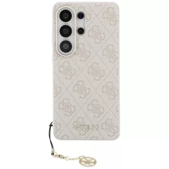   GUESS tok SAMSUNG S26 Ultra GUHMS26LGF4GPI (PU 4G Classic Logo with Charm) rózsaszín