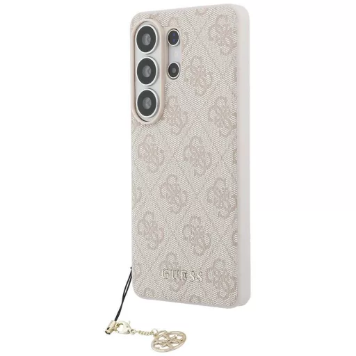 GUESS tok SAMSUNG S26 Ultra GUHMS26LGF4GPI (PU 4G Classic Logo with Charm) rózsaszín