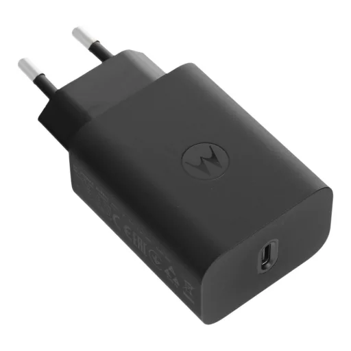 MOTOROLA original charger Type C 30W MC302 Fekete bulk