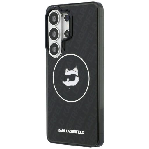 KARL LAGERFELD tok SAMSUNG S26 Ultra KLHMS26LHMKBCHOK (Magnetic IML Repeated Logo and Choupette) Fekete