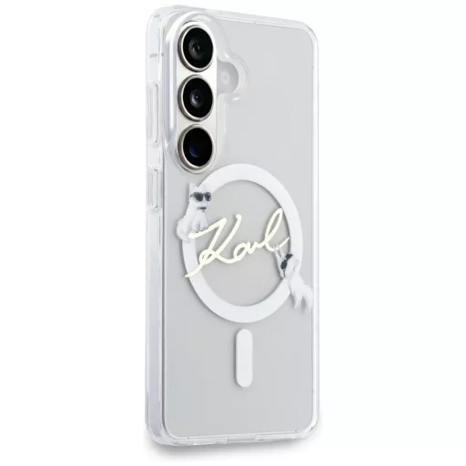 KARL LAGERFELD tok SAMSUNG S26 KLHMS26S5HKSCAH (Magnetic IML KC Script) átlátszó