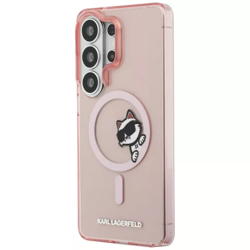 KARL LAGERFELD tok SAMSUNG S26 Ultra KLHMS26L6HCPSCP (Magnetic IML Peekaboo Choupette) rózsaszín