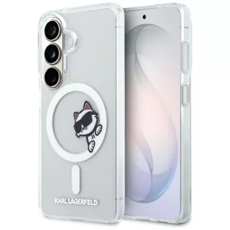   KARL LAGERFELD tok SAMSUNG S26 Plus KLHMS26M6HCPSCT (Magnetic IML Peekaboo Choupette) átlátszó