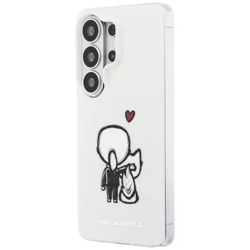 KARL LAGERFELD tok SAMSUNG S26 Ultra KLHMS26L6HKCBHH (Magnetic IML K&C Back Logo) átlátszó