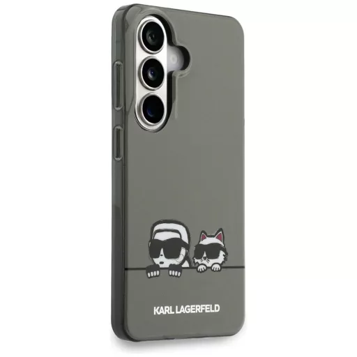 KARL LAGERFELD tok SAMSUNG S26 KLHMS26S6HPKACK (Magnetic IML K&C Peekaboo) Fekete
