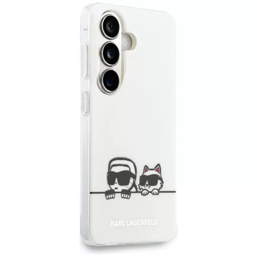 KARL LAGERFELD tok SAMSUNG S26 KLHMS26S6HPKACH (Magnetic IML K&C Peekaboo) átlátszó