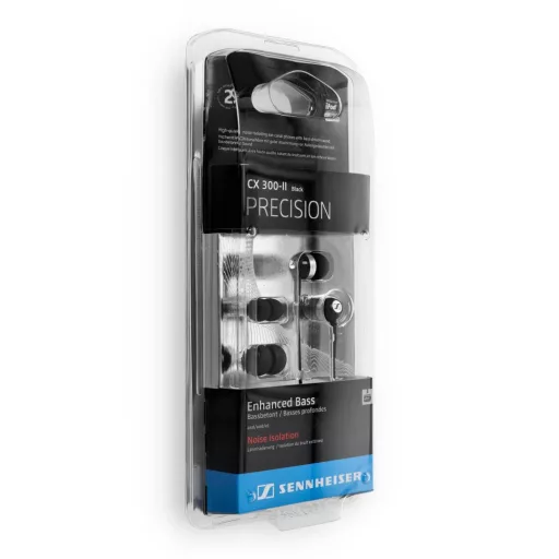 Vezetékes fülhallgató Jack 3,5 mm Sennheiser CX 300-II Precision Fekete