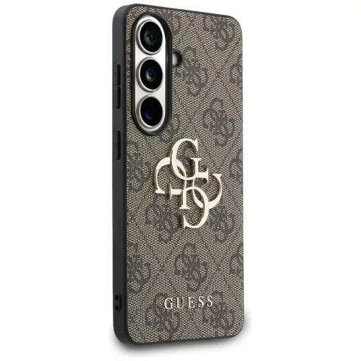 GUESS GUHCS26M4GMGBR Samsung S26 Plus tok 4G Big Metal Logo barna
