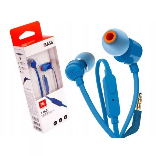 JBL T160BL vezetékes fejhallgató kék