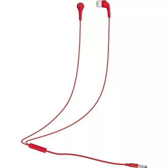   Motorola Ear Buds 2 vezetékes fülhallgató mikrofonnal jack 3,5 mm piros
