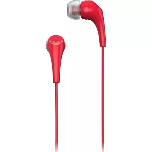 Motorola Ear Buds 2 vezetékes fülhallgató mikrofonnal jack 3,5 mm piros