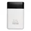 Charmast W1202 powerbank 10000 mAh PD3.0 3A 22,5W, beépített USB-C / Lightning kábelekkel – fehér