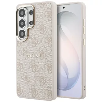   GUESS GUHMS26LP4MSEGCP Samsung S26 Ultra tok 4G Embossed Ring MagSafe rózsaszín