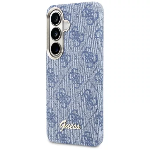 GUESS 4G Script MagSafe kompatibilis tok Samsung S26 GUHMS26S5P4FWMSB kék