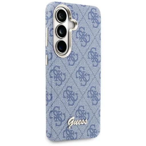 GUESS 4G Script MagSafe kompatibilis tok Samsung S26 GUHMS26S5P4FWMSB kék
