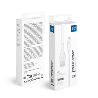  Blue Star PJ-DG5-A USB-A – Lightning kábel 2A 12W 1 m – fehér