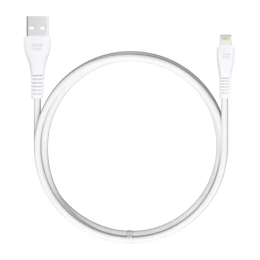 Blue Star PJ-DG5-A USB-A – Lightning kábel 2A 12W 1 m – fehér