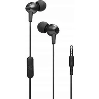 JBL C200Si vezetékes fülhallgató jack 3,5 mm fekete