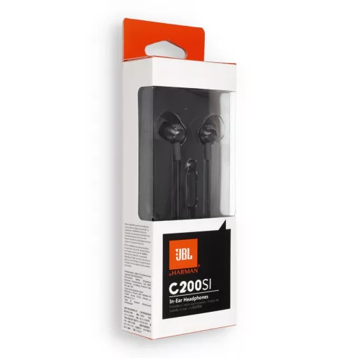 JBL C200Si vezetékes fülhallgató jack 3,5 mm fekete