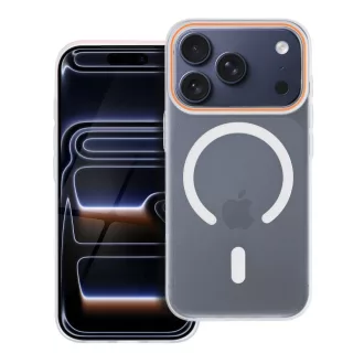 iPhone 17 AIR tok Go Orange MagSafe kompatibilis átlátszó