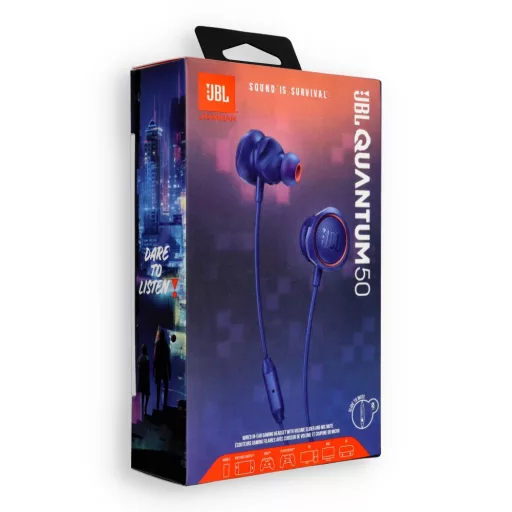 JBL Quantum 50 vezetékes fülhallgató jack 3,5 mm kék