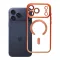 iPhone 17 PRO MAX Electro Mag Cover tok – Magsafe kompatibilis – narancssárga