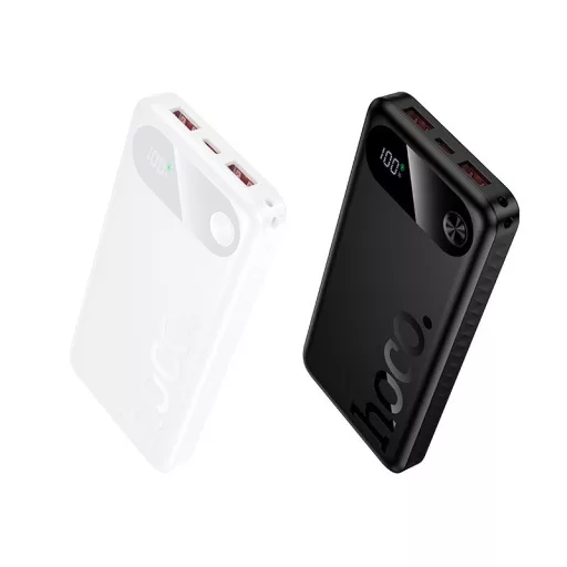 Hoco J154 powerbank 10000 mAh QC PD 22,5W – fehér