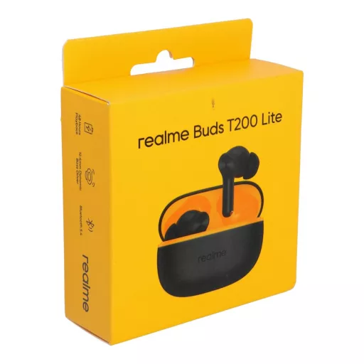 Realme T200 Lite vezeték nélküli fülhallgató fekete