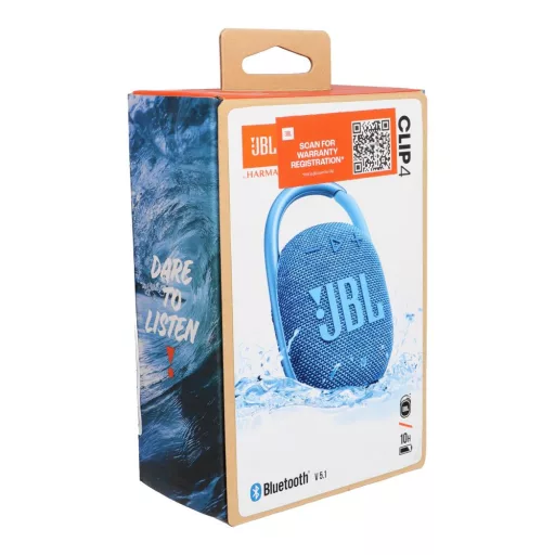 JBL CLIP 4 ECO vezeték nélküli hangszóró 5W 10 óra kék