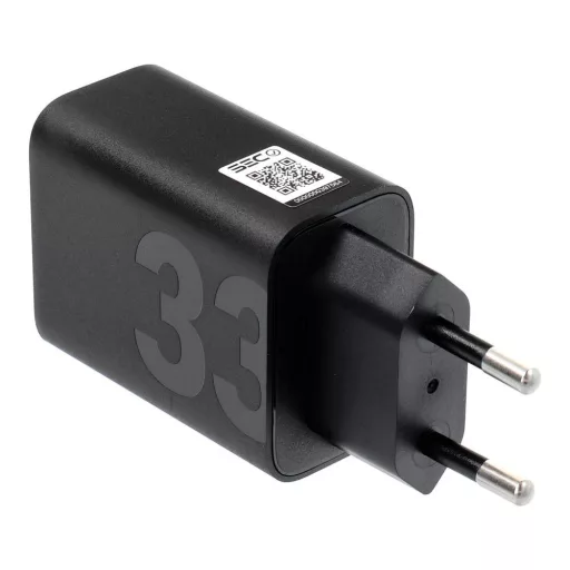 MOTOROLA eredeti USB-A töltő 33W MC339 fekete bulk