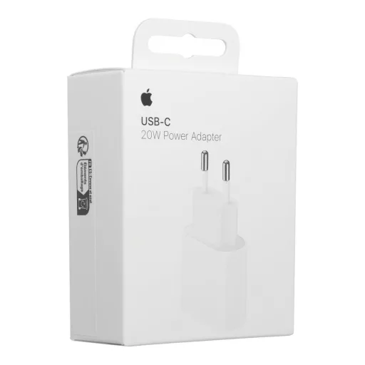 Apple eredeti hálózati töltő USB-C aljzattal 20W MHJE3ZM/A A2347 fehér bliszteres