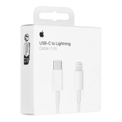 Apple eredeti USB-C – Lightning kábel MUQ93ZM/A A2561 1 m fehér bliszteres