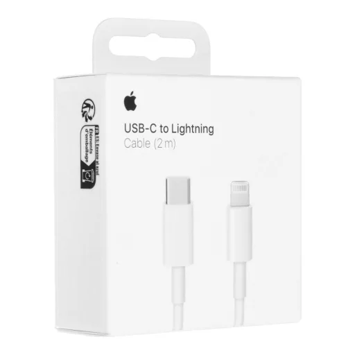 Apple eredeti USB-C – Lightning kábel MW2R3ZM/A A2441 2 m fehér bliszteres