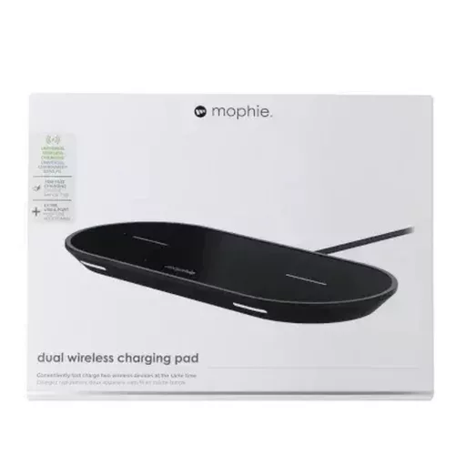 Mophie Universal Wireless Dual vezeték nélküli töltő 2x10W fekete