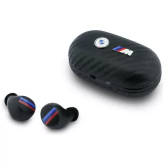   BMW TWS Carbon Metal Logo ENC vezeték nélküli fülhallgató BMW001141 fekete