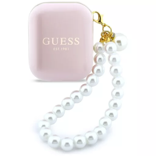 GUESS TWS Pearl Strap vezeték nélküli fülhallgató GUE005292 rózsaszín