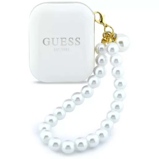 GUESS TWS Pearl Strap vezeték nélküli fülhallgató GUE005327 fehér